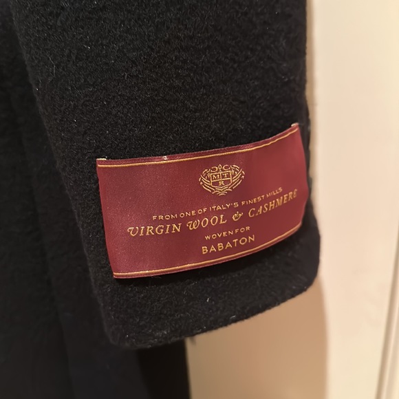 Aritzia Babaton Pea Wool Coat Black - Picture 2 of 7